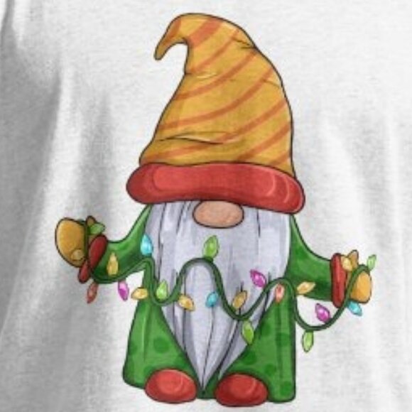 Christmas Gnome Holding Light Shirt - Picture 2 of 4